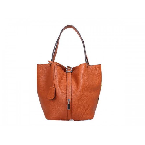 Hermes Picotin Lock MM Bag in Original Leather Orange