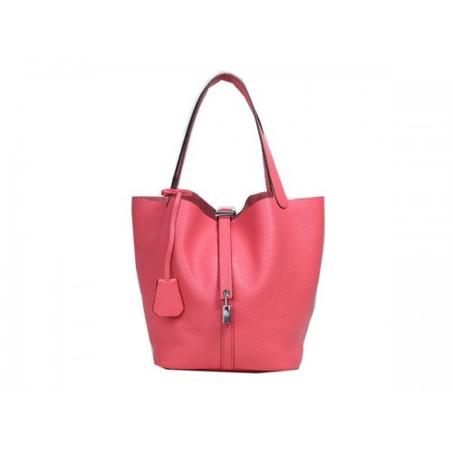 Hermes Picotin Lock MM Bag in Original Leather Rosy