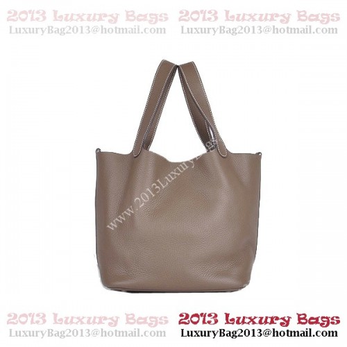 Hermes Picotin Lock PM Bag in Clemence Leather 8615 Khaki