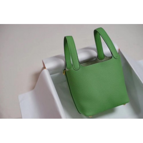Hermes Picotin Lock PM Bags Togo Leather H5599 green