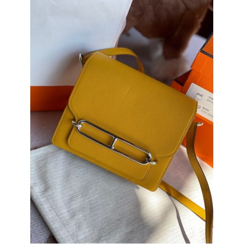 Hermes Roulis 19cm Evercolor 9D H9003 yellow&Silver