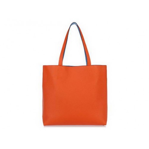 Hermes Shopping Bag 36CM Totes Clemence Leather Orange