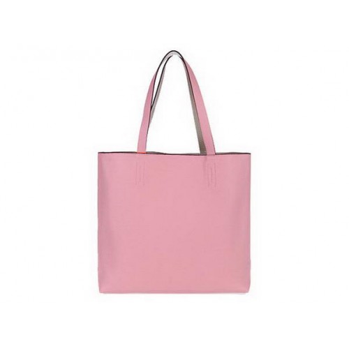 Hermes Shopping Bag 36CM Totes Clemence Leather Pink