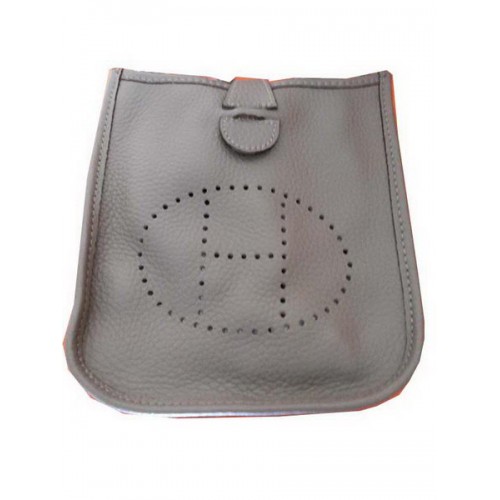 Hermes mini Evelyne Messenger Bag H1608S Grey