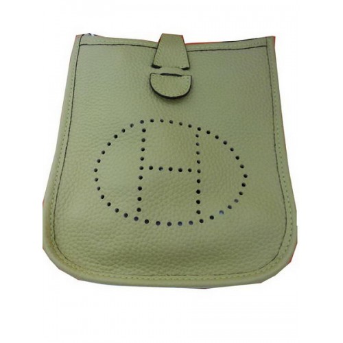 Hermes mini Evelyne Messenger Bag H1608S Light Green