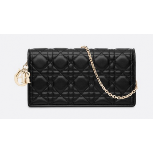 LADY DIOR-CLUTCH VAN LAMSLEER S0204 black
