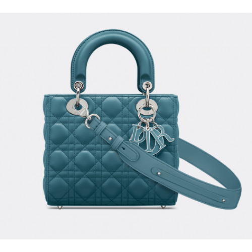 LADY DIOR MY ABCDIOR BAG Cannage Lambskin M0538O blue