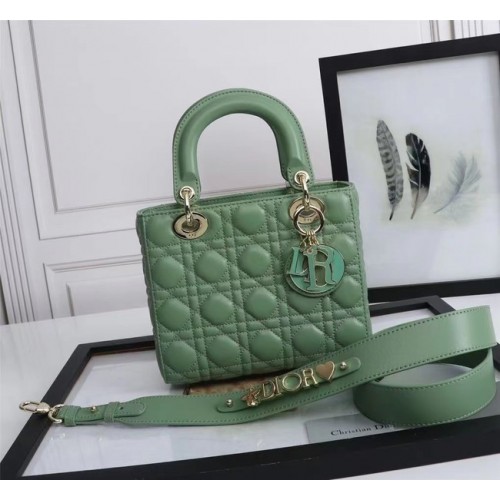 LADY DIOR MY ABCDIOR BAG Cannage Lambskin M0538O green