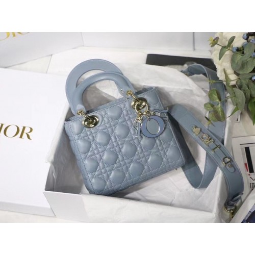 LADY DIOR MY ABCDIOR BAG Cannage Lambskin M0538O grey