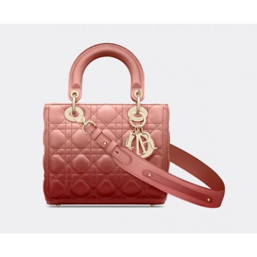LADY DIOR MY ABCDIOR BAG Pink Gradient Cannage Lambskin M0538OS