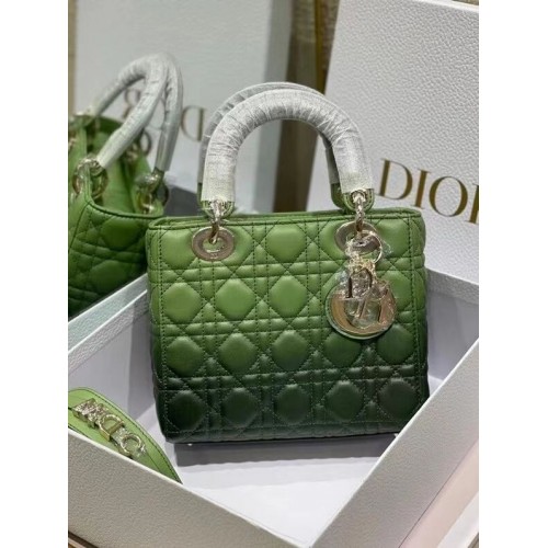 LADY DIOR MY ABCDIOR BAG green Gradient Cannage Lambskin M0538OS