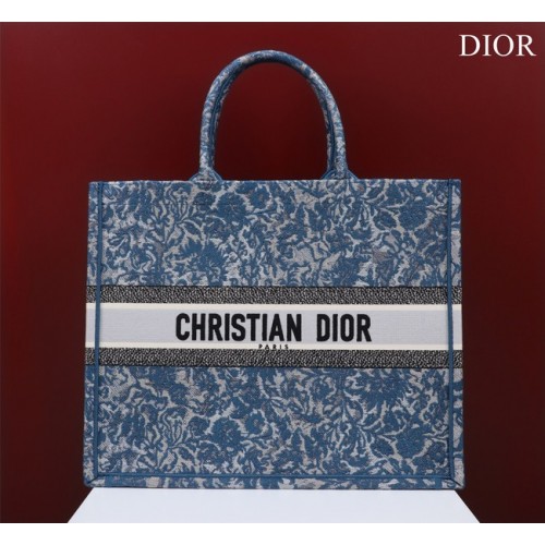 LARGE DIOR BOOK TOTE Embroidery M1297ZRU-2