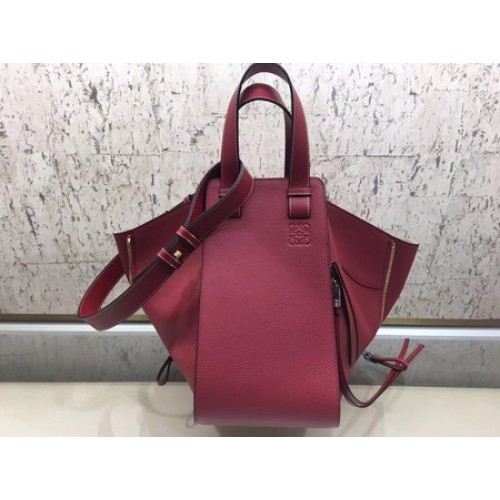 Loewe Hammock Bag Original Leather A9128 Red