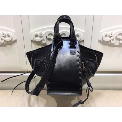 Loewe Hammock Calfskin Leather Tote Bag 9127 Black
