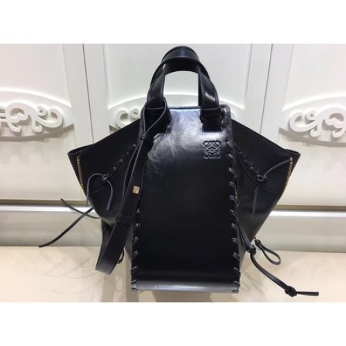 Loewe Hammock Calfskin Leather Tote Bag 9128 Black