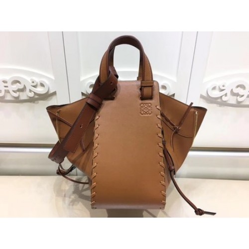 Loewe Hammock Calfskin Leather Tote Bag 9128 Brown