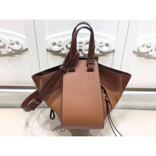 Loewe Hammock Calfskin Leather Tote Bag A9127 Brown