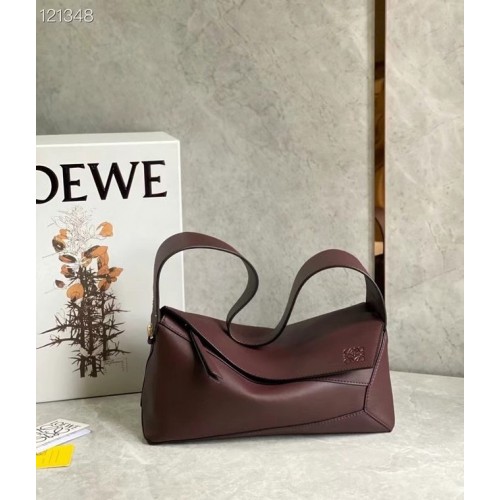 Loewe Original Leather Bag LE10188 Burgundy