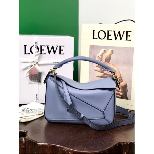 Loewe Puzzle Bag Leather 1609 blue