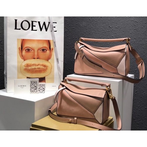 Loewe Puzzle Bag Original Leather B9124 pink