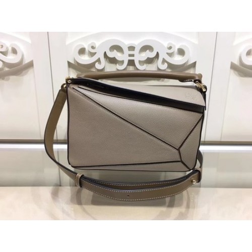 Loewe Puzzle Calfskin Leather Tote Bag 9122 Grey