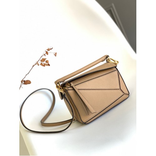 Loewe mini Puzzle Bag Original Leather 6124 Apricot