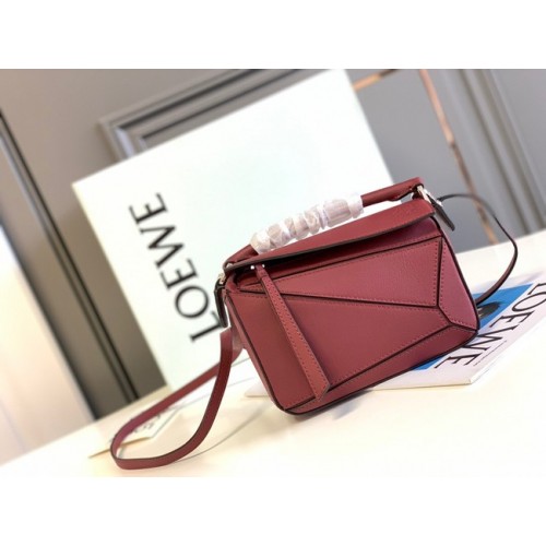 Loewe mini Puzzle Bag Original Leather 6124 red