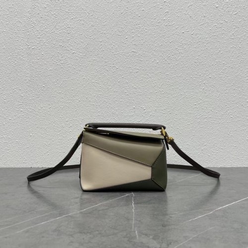 Loewe mini Puzzle Bag Original Leather A6124 gray