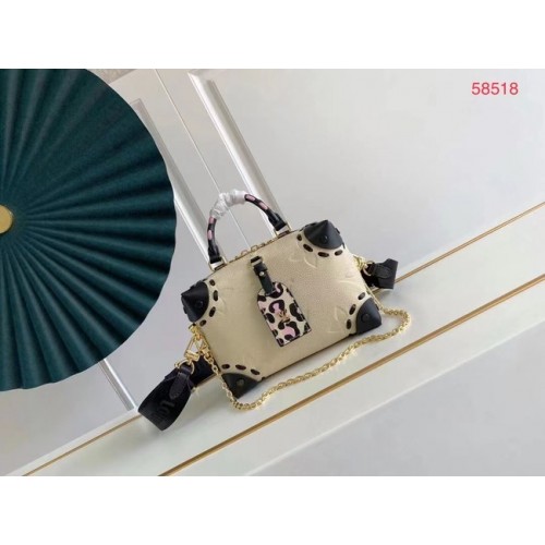 Louis Vuitto PETITE MALLE SOUPLE M58518 Cream