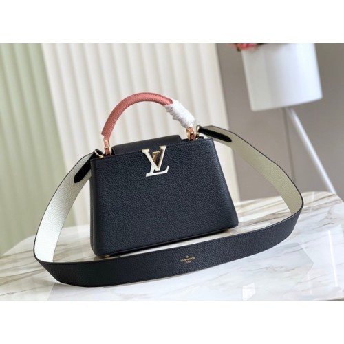 Louis Vuitton CAPUCINES BB M48865 black&pink