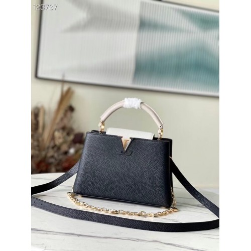 Louis Vuitton CAPUCINES BB M48865 black&white