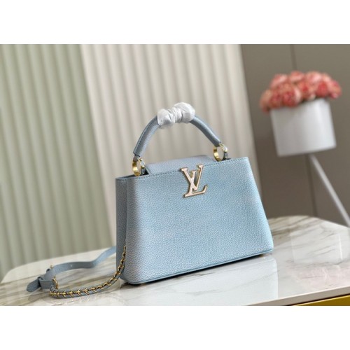 Louis Vuitton CAPUCINES BB M48865 light blue