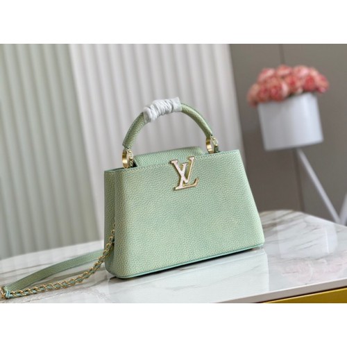 Louis Vuitton CAPUCINES BB M48865 light green