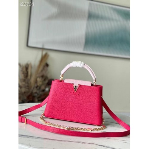 Louis Vuitton CAPUCINES BB M48865 rose&pink