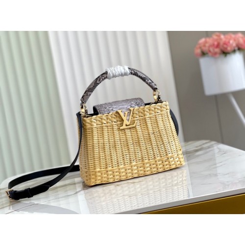 Louis Vuitton CAPUCINES BB M55011 gray