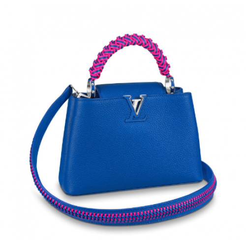 Louis Vuitton CAPUCINES BB M55236 blue