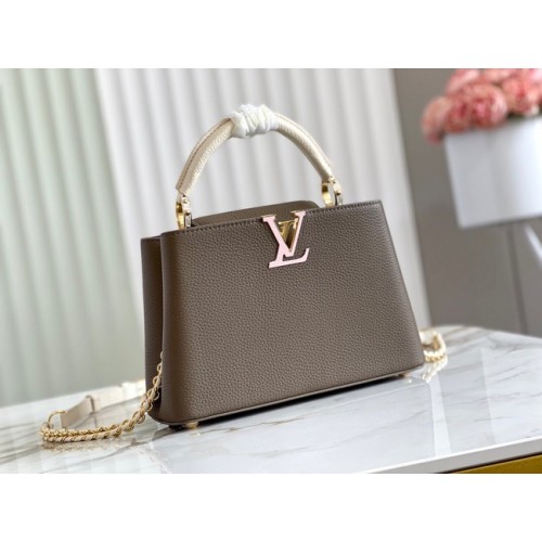 Louis Vuitton CAPUCINES BB M57227 Smokey Brown Green