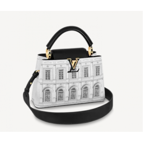 Louis Vuitton CAPUCINES BB M59119 Black and White