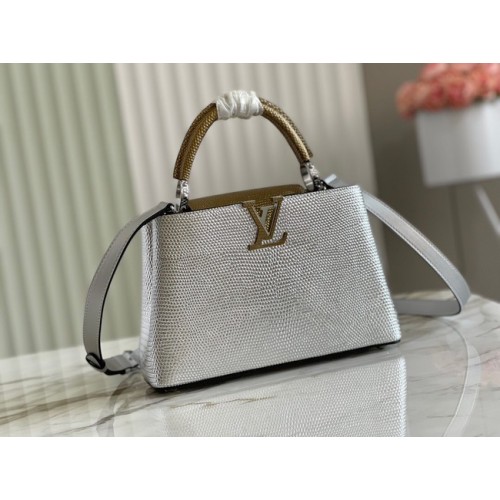 Louis Vuitton CAPUCINES BB M59266 silver