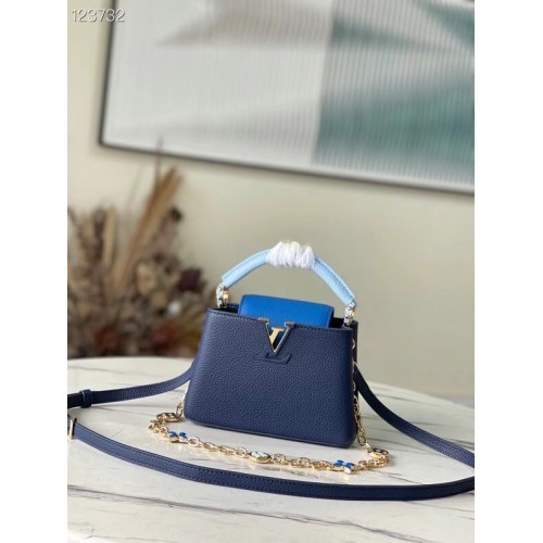 Louis Vuitton CAPUCINES MINI M20708 blue&sky blue