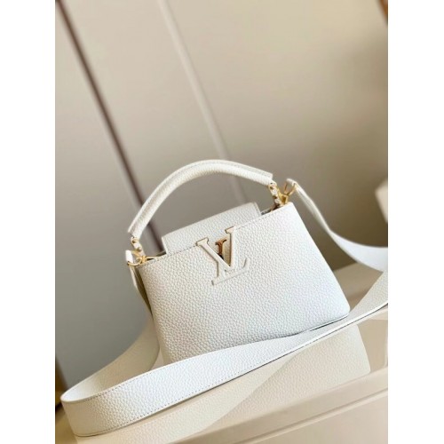 Louis Vuitton CAPUCINES MINI M55985 white