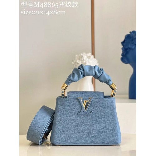 Louis Vuitton CAPUCINES MINI M58586 Dusk Blue