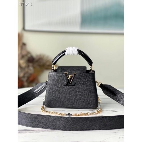 Louis Vuitton CAPUCINES MINI M59065 black