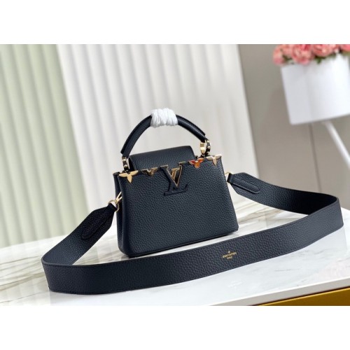 Louis Vuitton CAPUCINES MINI M59267 black