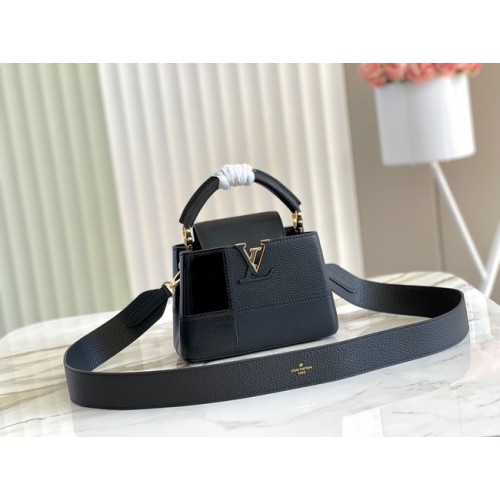 Louis Vuitton CAPUCINES MINI M59268 black