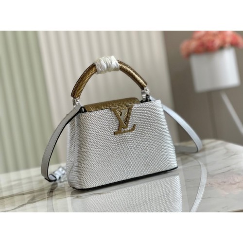Louis Vuitton CAPUCINES MINI M59268 silver