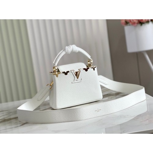 Louis Vuitton CAPUCINES MINI M59268 white