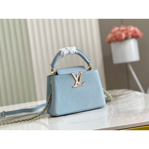 Louis Vuitton CAPUCINES MINI M81190 light blue