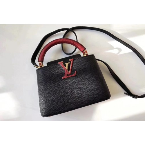 Louis Vuitton CAPUCINES MINI N94047 black&red