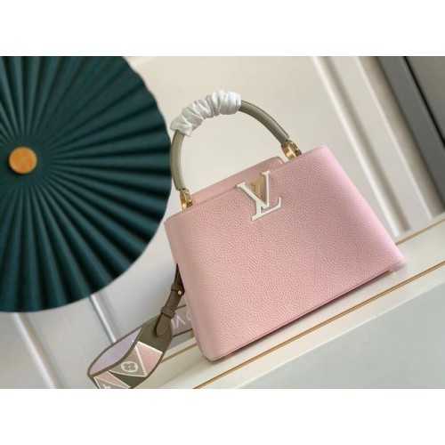 Louis Vuitton CAPUCINES MM M58608 pink